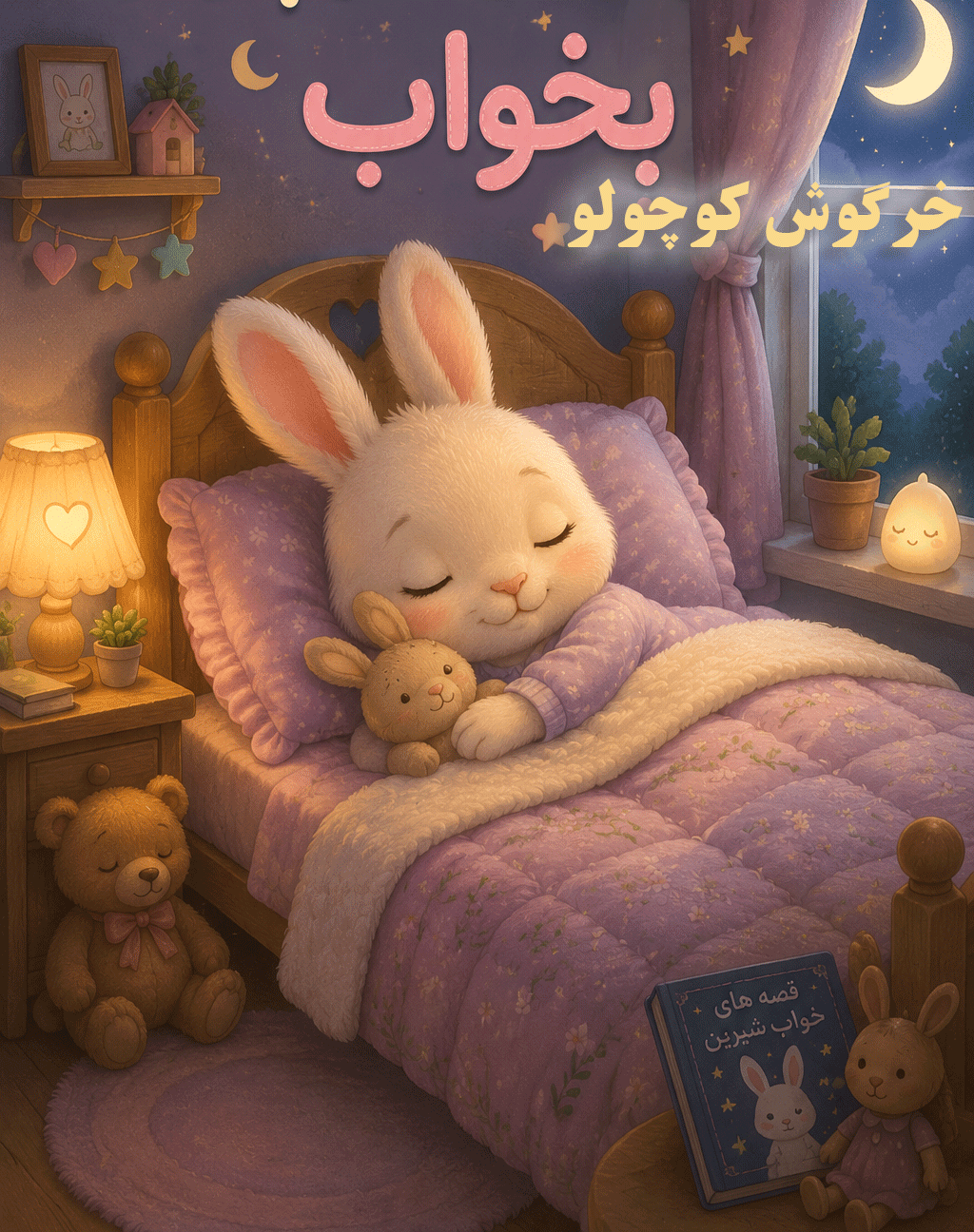 خرگوشی که می‌خواست بخوابد
